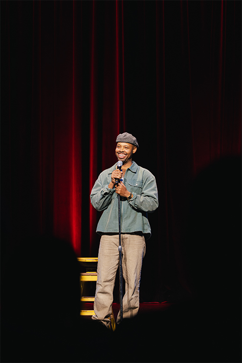 Dino Archie performing at Just For Laughs